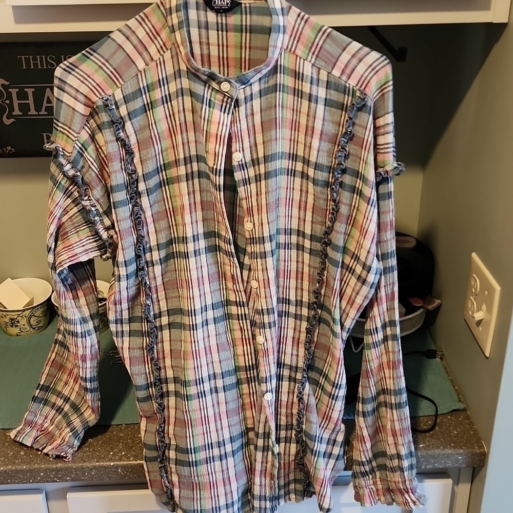 CHAPS BLOUSE Sz M